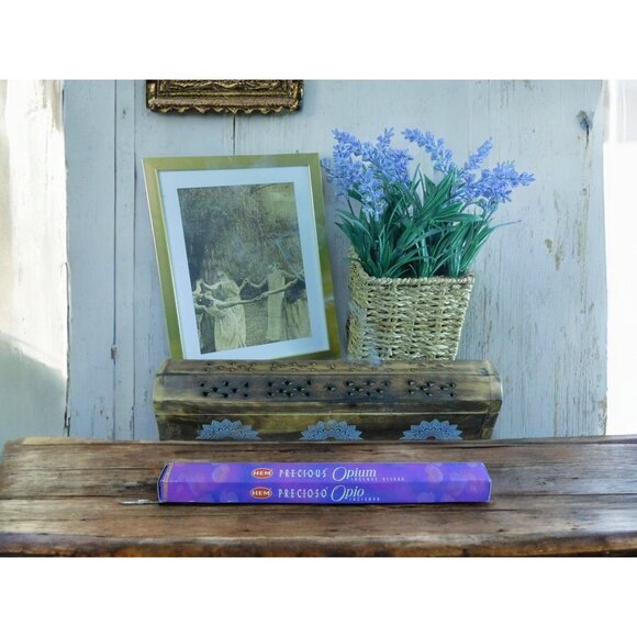 HEM Precious Opium Incense Sticks 20 Pack Relaxation Meditation Spiritual - Picture 4 of 10